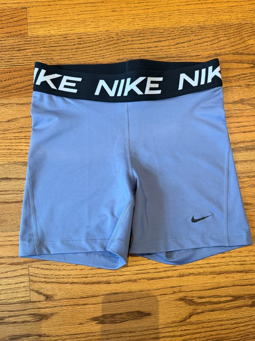 Nike Dri-Fit Lavender Performance Shorts with Branded Black Waistband